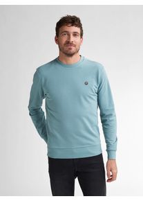 Herren Sweatshirt, blau, casual, Gr. XXL, PETROL INDUSTRIES, unifarben, Sweatware, Obermaterial: 95% Baumwolle, 5% Elasthan, Sweatshirts, mit Logo