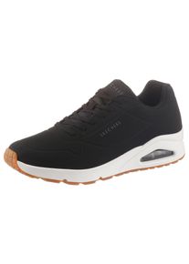 Skechers Herren Sneaker "Uno - Stand on Air", Gr. 45, schwarz-weiß, Synthetik, sportlich, Schuhe, Freizeitschuh, Halbschuh, Schnürschuh mit extra