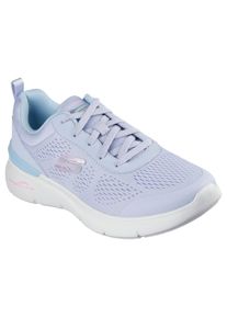 Skechers Damen Sneaker "SKECH-AIR DYNAMIGHT 2.0-NEW HEIGHTS", Gr. 41, blau, Textil, Lederimitat, casual, Schuhe, Schnürschuh, Fitnessschuh,