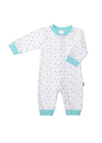 Liliput Kinder Schlafanzug "AOP Sterne", Gr. 50, weiß, 100% Baumwolle, bedruckt, Homewear-Sets, mit durchgehender Druckknopfleiste