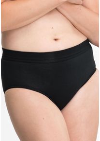 Speidel Damen Maxislip, Gr. 40, schwarz, Single Jersey, Obermaterial: 92% Baumwolle, 8% Elasthan, unifarben, Unterhosen, keine störenden Seitennähte