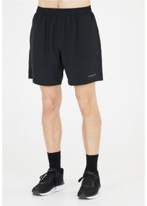 Endurance Herren Shorts "Kroser", schwarz, casual, Gr. XXL, unifarben, 95% Polyester, 5% Elasthan, Hosen, in tollem 2-in-1 Design