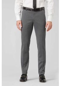 MEYER Herren Anzughose "Bonn", grau, Gr. 25, unifarben, 53% Polyester;45% Wolle;2% Elasthan, Hosen, mit 4-Way-Stretch