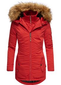 Marikoo Damen Wintermantel "Sanakoo", rot, modisch, Gr. XS, Oberstoff: 100% Polyester, Futter: 100% Polyester, Wattierung: 100% Polyester,