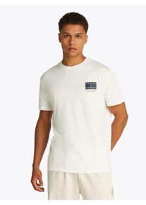 Tommy Jeans Herren T-Shirt "TJM REG DNA GRAPHIC TEE EXT", beige, casual, Gr. XXL, Single Jersey, Obermaterial: 100% Baumwolle, Shirts, mit