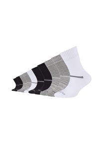 Camano Kinder Socken "Socken Mesh Ventilation 10er Pack", Gr. 35, schwarz, 70% Baumwolle 28% Polyester 2% Elasthan, Colorblocking, Socken