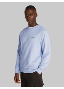 Calvin Klein Herren Sweatshirt "CP-LINEAR BOX LOGO SWEATSHIRT", blau, casual, Gr. S, bedruckt, Sweatware, Obermaterial: 100% Baumwolle, Sweatshirts,