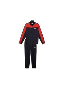 Puma Herren Jogginganzug "WOVEN COLORBLOCK TRACKSUIT", blau, sportlich, Gr. XXL, colorblocking, Twill, Obermaterial: 100% Polyester, Sportanzüge