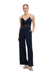 Vera Mont Damen Overall "Vera Mont Jumpsuit mit Cut-Outs", blau, festlich, Gr. 40, Obermaterial: 100% Polyester. Besatz: 100% Polyamid. Futter: 100%