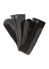 Apollo Damen Kniestrümpfe "ADULTS SKI SOCKS DESIGN", Gr. 39, bunt, Materialmix, unifarben, bestickt, Socken, Unisex, hoch, mit Logostickerei in zwei
