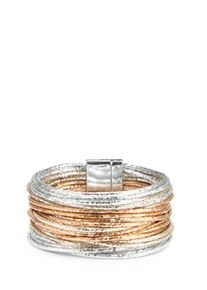 Lascana Damen Wickelarmband, rosa, casual, Armbänder, Magnetarmband im Layer-Look