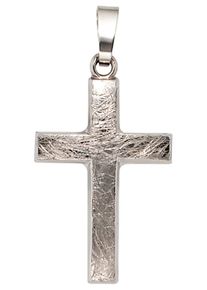 Jobo Damen Kreuz-Anhänger "Anhänger Kreuz", Weißgold 375, weiß, Weißgold 375, Schmuckanhänger, 375 Weißgold