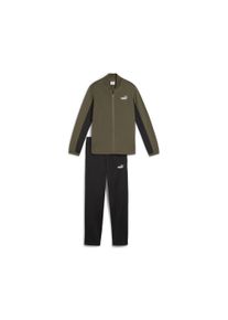 Puma Kinder Jogginganzug "Poly Baseball-Anzug Jungen", grün, Gr. 140, 100% Polyester, Sportanzüge