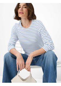 Brax Damen Kurzarmshirt "Style CIRA", blau, Gr. 36, 100% Baumwolle, Shirts