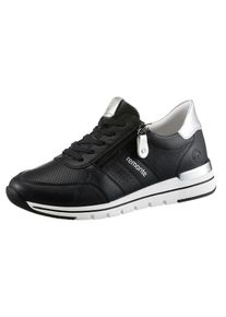 Remonte Damen Keilsneaker, Gr. 38, silber, Leder, casual, Schuhe, mit gepolstertem Fußbett, Freizeitschuh, Halbschuh, Schnürschuh