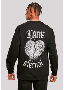 F4NT4STIC Herren Sweatshirt "Valentines Streetwear", schwarz, casual, Gr. L, Obermaterial: 50% Baumwolle, 50% Polyester, Sweatshirts, Premium Y2K