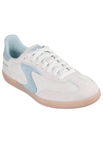 Skechers Damen Sneaker "HOTSHOT - FOR THE WIN", Gr. 41, blau, Veloursleder, kontrastfarbene Details, sportlich, Schuhe, Retro Sneaker,