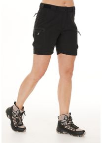 WHISTLER Damen Shorts "Stian", schwarz, sportlich, Gr. 46, unifarben, 100% Polyester, Hosen, mit praktischen Reißverschlusstaschen
