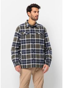 Jack Wolfskin Herren Flanellhemd "VAN VIEW SHIRT M", blau, Gr. XXL, OBERSTOFF 60% BAUMWOLLE, 40% POLYESTER FUTTER 100% POLYESTER FÜLLUNG 100%