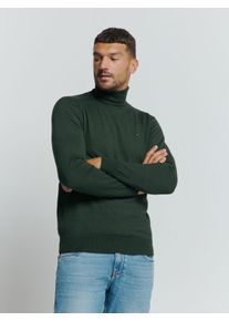 NO EXCESS Herren Rollkragenpullover "NO EXCESS Rollkragenpullover", grün, Gr. L, 34% Viskose, 34% Baumwolle, 32% Polyester, Pullover