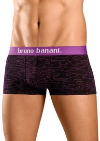 Bruno Banani Herren Hipster, Gr. S, schwarz, Jersey, Obermaterial: 95% Baumwolle, 5% Elasthan, gemustert, Unterhosen, knapp sitzende Boxershorts in
