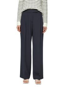Damen Anzughose, blau, casual, Gr. 44, s.Oliver BLACK LABEL, unifarben, Obermaterial: 47% Polyester, 47% Viskose, 6% Elasthan. Futter: 100%