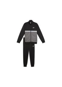 Puma Herren Jogginganzug "Poly Colourblock Trainingsanzug Herren", schwarz, Gr. XXL, 100% Polyester, Sportanzüge