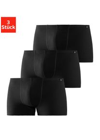 Le Jogger Herren Boxer "Boxershorts für Herren", Gr. S, schwarz, Jersey, Obermaterial: 95% Baumwolle, 5% Elasthan, unifarben, Unterhosen, schmaler