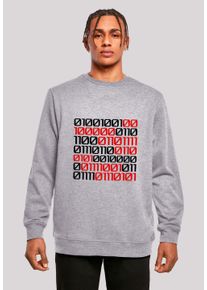 F4NT4STIC Herren Sweatshirt "I love you 01001001 Binary Code Valentinstag", grau, casual, Gr. XS, Obermaterial: 50% Baumwolle, 50% Polyester,