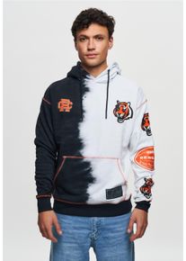 Recovered Herren Kapuzensweatshirt "NFL Bengals Ink Dye Effect On", schwarz, casual, Gr. XXXL, bedruckt, 100% Baumwolle, Sweatshirts, im zeitlosen