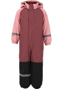 ZIGZAG Kinder Schneeoverall "Clarkson", rosa, casual, Gr. 110, 100% Polyester, Overalls, in besonders wetterfester Qualität
