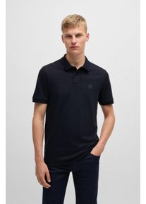BOSS Orange Herren Poloshirt "Passenger", blau, casual, Gr. XXL, unifarben, Jersey, Obermaterial: 95% Baumwolle, 5% Elasthan, Shirts, mit Polokragen