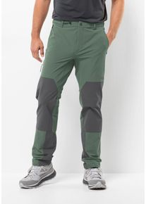 Jack Wolfskin Herren Trekkinghose "ANDUR PANTS M", grün, Gr. 46, 1. OBERSTOFF: 90% POLYAMID, 10% ELASTHAN; 2. OBERSTOFF: 91% POLYAMID, 9% ELASTHAN;