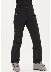 WHISTLER Damen Skihose "YARRA", schwarz, casual, Gr. 46, mehrfarbig, 94% Polyester, 6% Elasthan, Hosen, mit wasserdichter 3-Lagen-Membran