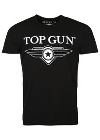Top Gun Herren T-Shirt "Cloudy TG20191006", schwarz, Gr. S, Obermaterial: 100% Baumwolle, Shirts