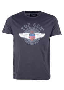Top Gun Herren T-Shirt "TG20213023", blau, Gr. 4XL, Obermaterial: 100% Baumwolle, Shirts