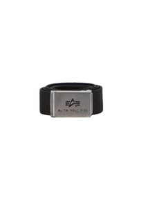 Damen Ledergürtel "Alpha Industries Accessoires - Belts Big A Belt", schwarz, Alpha Industries, Obermaterial: 100% Nylon, Gürtel