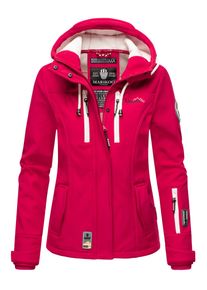 Marikoo Damen Softshelljacke "Kleine Zicke", pink, Gr. XL, Obermaterial: 98% Polyester, 2% Elasthan, Innenmaterial: 100% Polyester, Jacken,