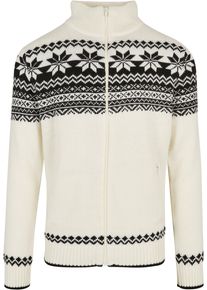 Brandit Herren Strickjacke "Brandit Herren Cardigan Norweger", weiß, Gr. XXXL, mehrfarbig, 100% Polyacryl, Strickjacken