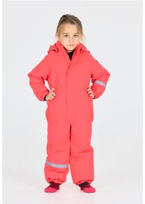 ZIGZAG Kinder Schneeoverall "Vally", pink, casual, Gr. 104, 100% Polyester, Overalls, mit wasser- und winddichter TPU-Membran