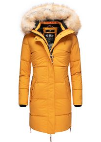 Navahoo Damen Wintermantel "Halina", gelb, modisch, Gr. M, Oberstoff: 100% Polyester, Futter: 100% Polyester, Wattierung: 100% Polyester,