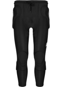 Reusch Kinder Torwarthose "Compression Short 3/4 Femur", schwarz, sportlich, Gr. L, unifarben, 58% Polyester, Kunstfaser, 10% Elasthan, 2%
