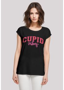 F4NT4STIC Damen T-Shirt "Cupid Vibes Valentinstag Amor", schwarz, casual, Gr. XXXL, Obermaterial: 100% Baumwolle, Shirts, Premium Qualität