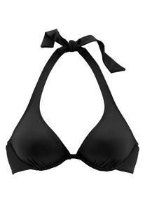 Bench. Damen Bügel-Bikini-Top "Perfect", schwarz, Gr. 36, unifarben, Microfaser, Polyamid, Bikini-Oberteile
