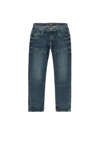 Cars Jeans Herren Regular-fit-Jeans "Jeans Harwich", blau, modisch, Gr. 34, Abriebeffekte, Denim/Jeans, Obermaterial: 99% Baumwolle, 1% Elasthan,