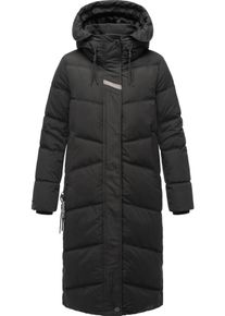 Navahoo Damen Steppmantel "Kuschelmausi", schwarz, modisch, Gr. XL, Oberstoff: 100% Polyester, Futter: 100% Polyester, Wattierung: 100% Polyester,