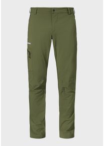 Schöffel SCHÖFFEL Herren Outdoorhose "Pants Folkstone", grün, sportlich, Gr. 54, Oberstoff: 89% Nylon 11% Elasthan, Hosen
