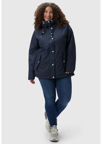 Ragwear Damen Regenjacke "Marge", blau, casual, Gr. XXXL, Obermaterial: 100% Polyester, Futter: 100% Polyester, Wattierung: 100% Polyester, Jacken,