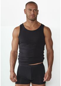 s.Oliver Herren Unterhemd, Gr. XXL, schwarz, Jersey, Obermaterial: 50% Baumwolle, 43% Modal (TENCEL), 7% Elasthan (LYCRA), unifarben, basic,
