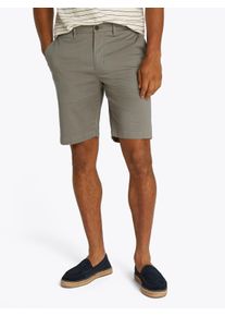 Tommy Hilfiger Herren Shorts "HARLEM PRINTED STRUCTURE SHORT", grau, casual, Gr. 32, unifarben, Web, Obermaterial: 96% Baumwolle, 4% Elasthan, Hosen,